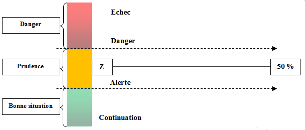 Représentation de la fonction Z issue de la technique du score de l’entreprise