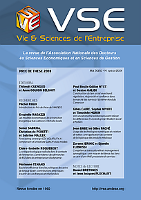 Vie et Sciences de l'Entreprise N° 209